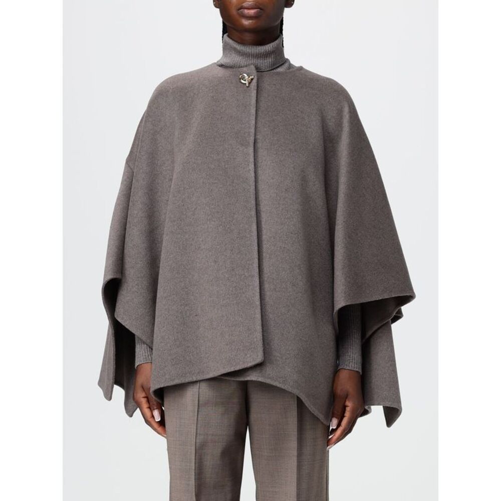 Fabiana Filippi Women Fabiana Filippi Asymmetrical Wool And Cashmere Short Cape